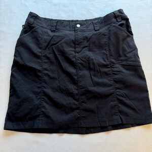 Duluth Trading Co. Women's Dry on the Fly Skort Women's 20 Black Outdoor